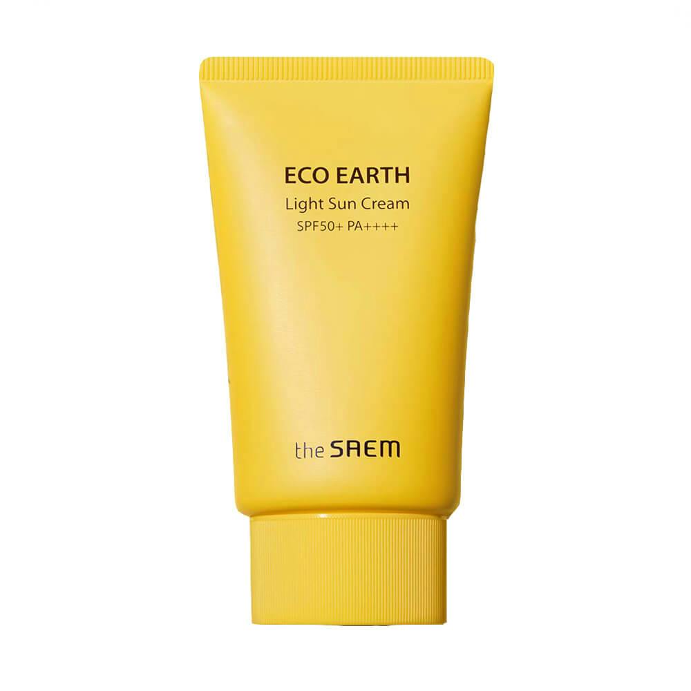The Saem Eco Earth Power Light Sun Cream SPF50 Krem przeciwsłoneczny do twarzy