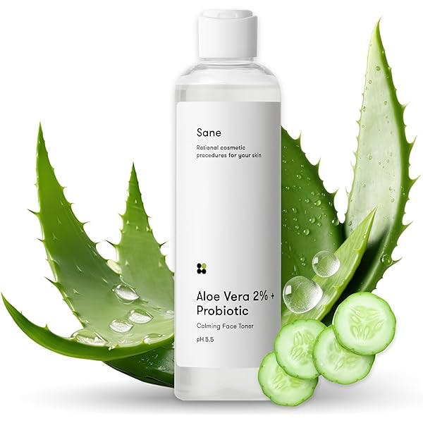 Sane Aloe Vera 2% + Probiotic Calming Face Toner