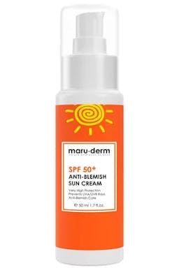 Maruderm Sun Cream SPF 50+ 100% Mineral Filter Sunscreen