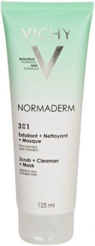 Vichy Normaderm 3-in-1 Scrub + Cleanser + Mask