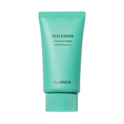The Saem Eco Earth Cica Sun Cream SPF 50+ PA++++  Krem przeciwsłoneczny do twarzy