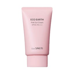 The Saem Sun Eco Earth Pink Sun Cream SPF50+ PA++++ Krem przeciwsłoneczny do twarzy