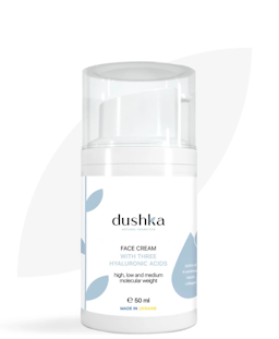 Dushka Face Cream With Three Hyaluronic Acid