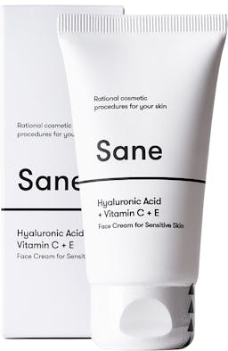 Sane Hyaluronic Acid + Vitamin C + E Face Cream For Sensitive Skin