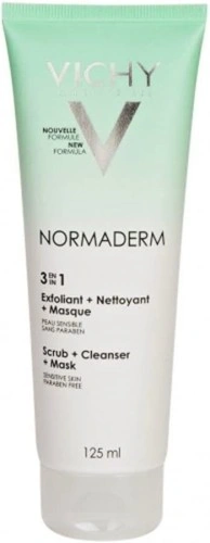 Vichy Normaderm 3-in-1 Scrub + Cleanser + Mask