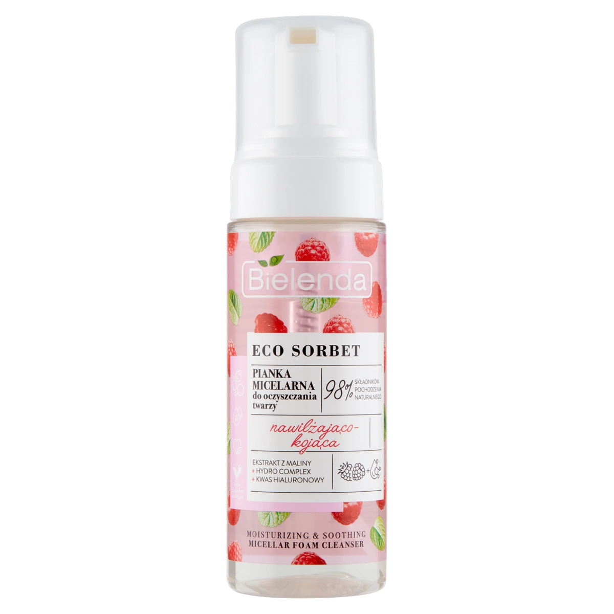 Bielenda Eco Sorbet Raspberry Micellar Cleansing Foam
