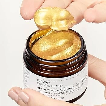 Evolve Organic Beauty Masks Bio-Retinol Gold Mask