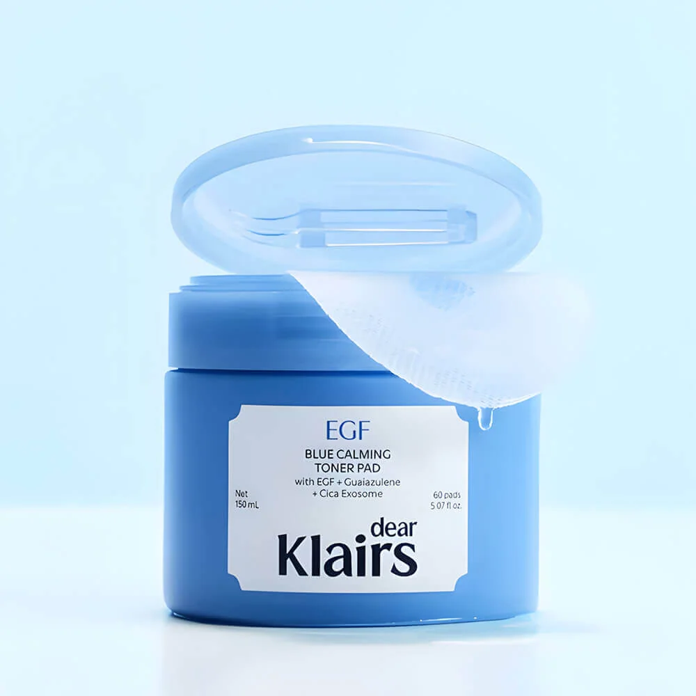 Dear, Klairs EGF Blue Calming Toner Pad