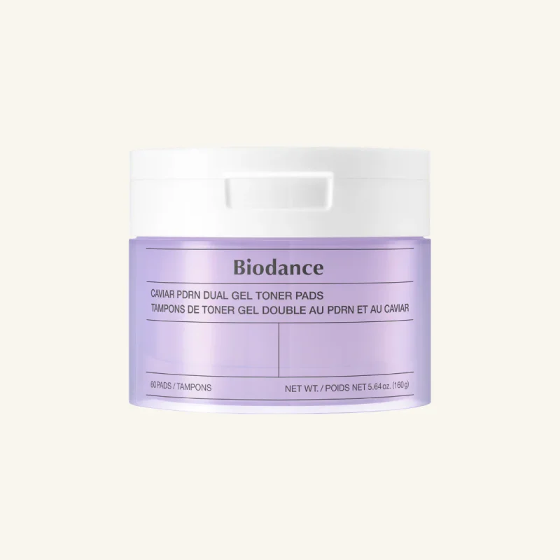 Biodance Caviar PDRN Dual Gel Toner Pads